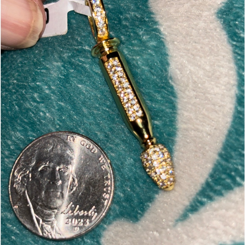 Crystal Bullet Pendant